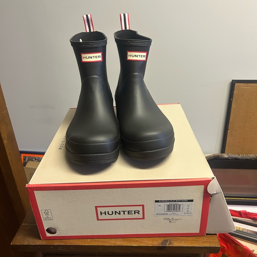 Hunter Black Rain Boots